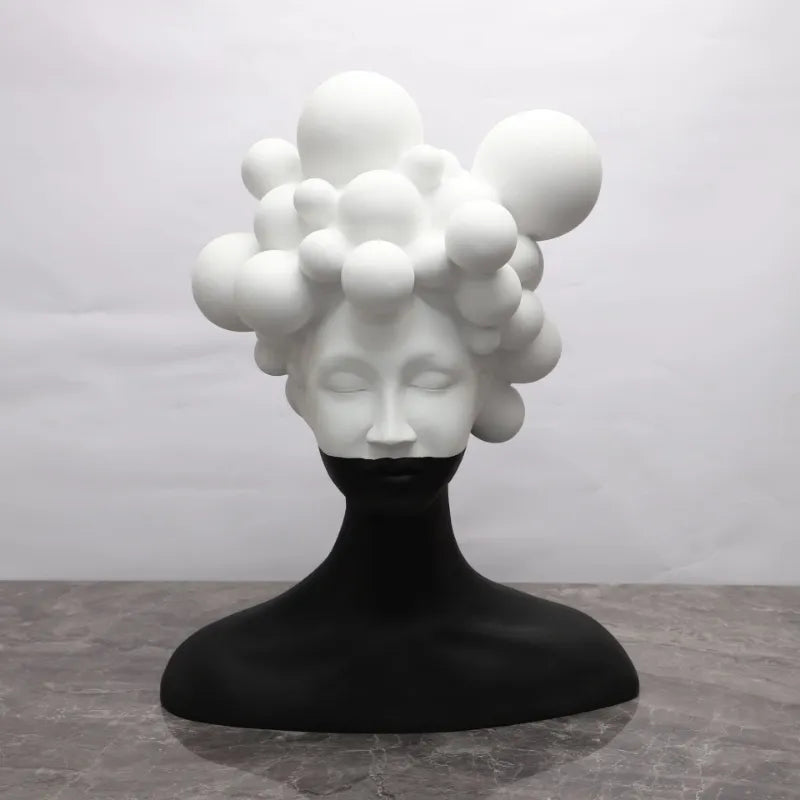 Modern Art Figur "womens bubble head"