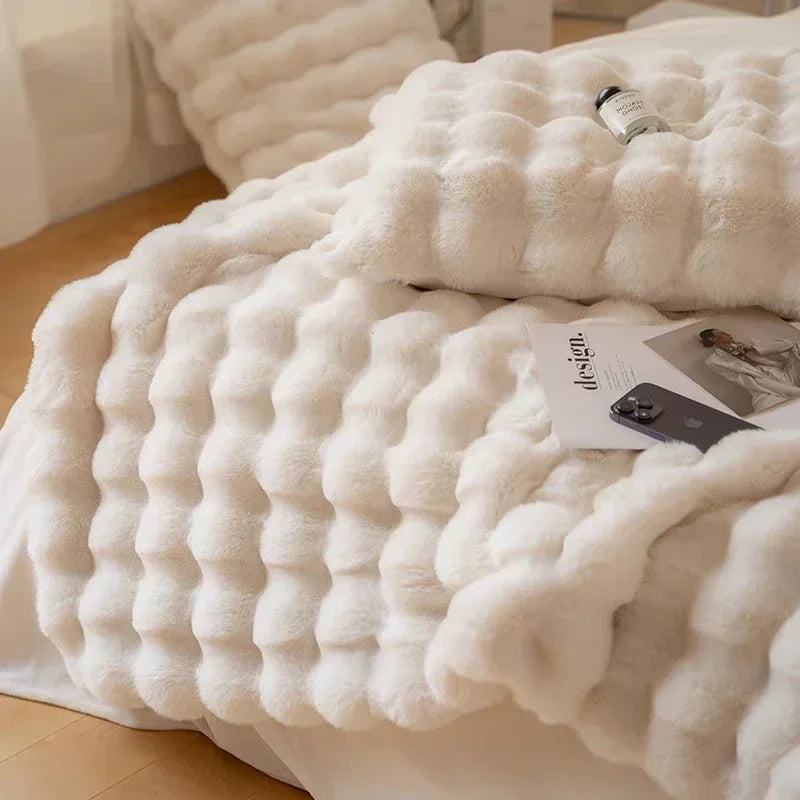 Luxus Decke aus kuscheligem Fleece Instatrend