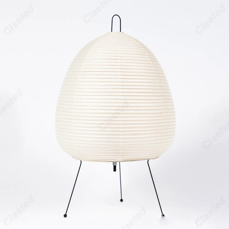 Japanische Designer Tischlampe im Akari Noguchi Yong Stil