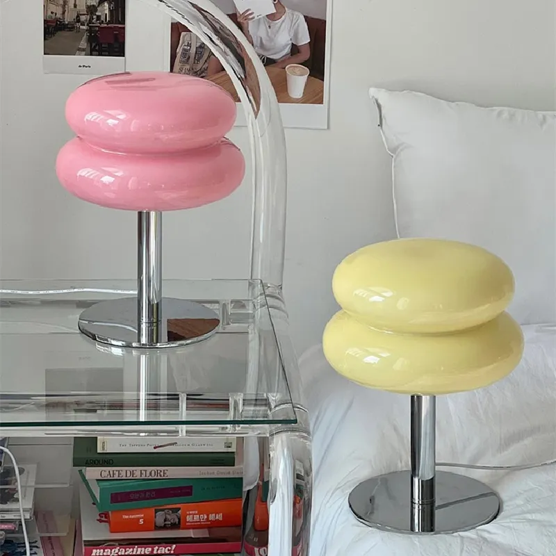 Italienische Designer Glaslampe "Macaron"